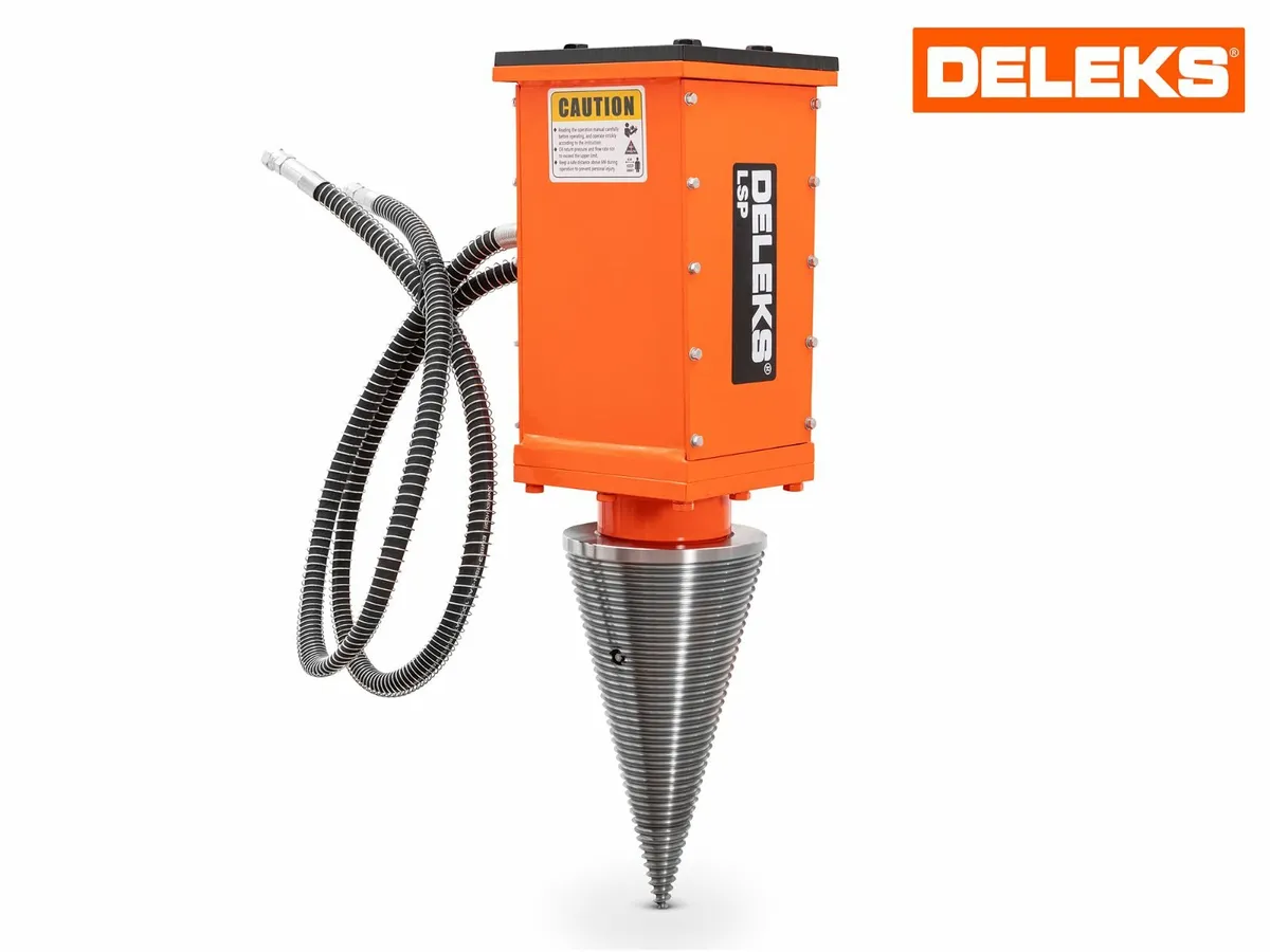 Screw log splitter for mini 3-5 Ton excavators - Image 1