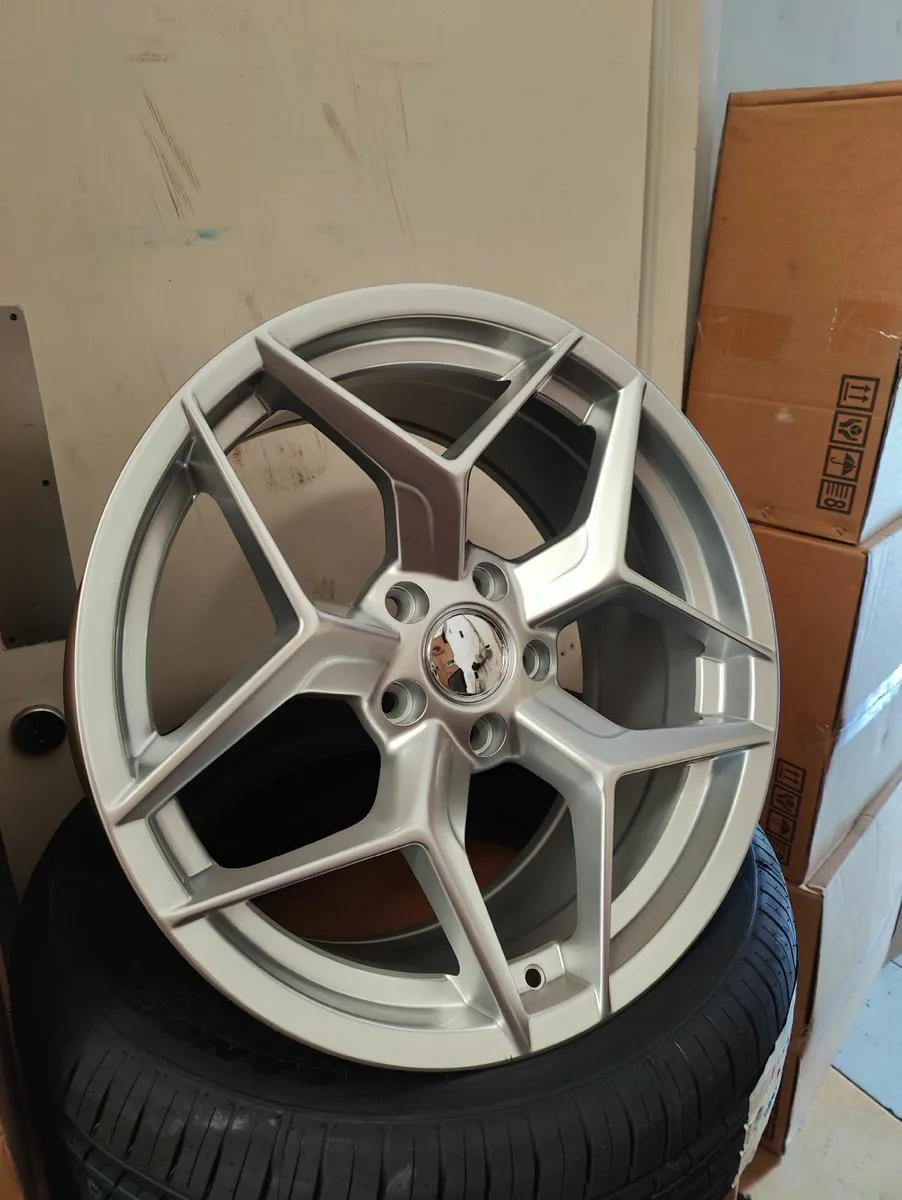 18" Audi style alloy wheels VW seat Skoda Finance - Image 4