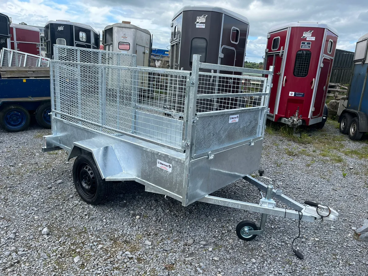 Bannon 6x4 7x4 8x4 single axle trailers - Image 1