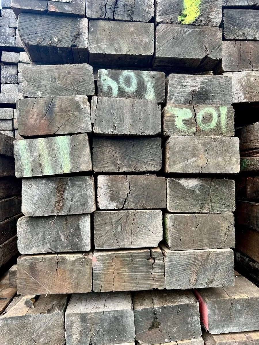 Hardwood Sleepers / Gate Posts - Image 2