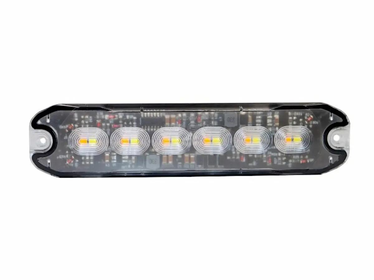 10W Amber High Quality Strobe Light - Image 1