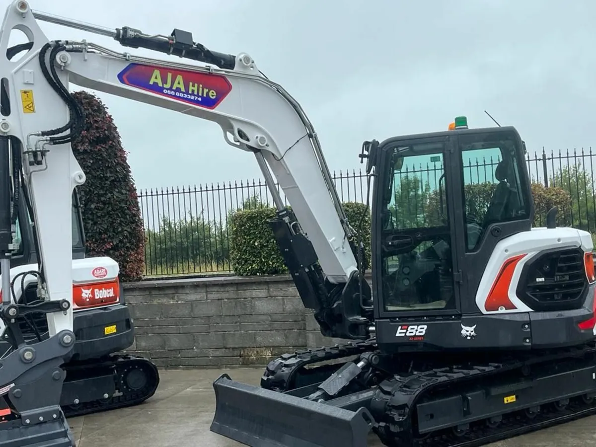 For Hire: Bobcat T88 Digger -Compact Excavator - Image 1