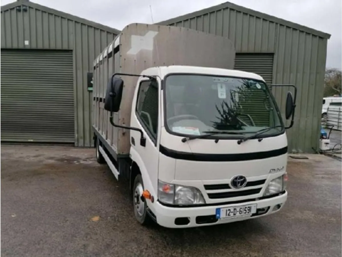 Toyota Dyna 350 D-4d LWB livestock carrier - Image 1