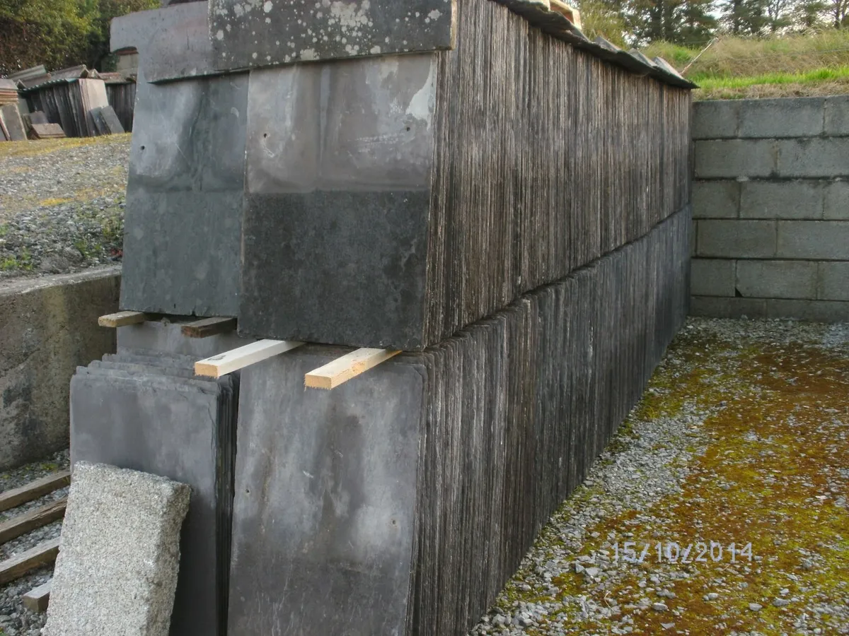 Reclaimed Blue Bangor slate - Image 4