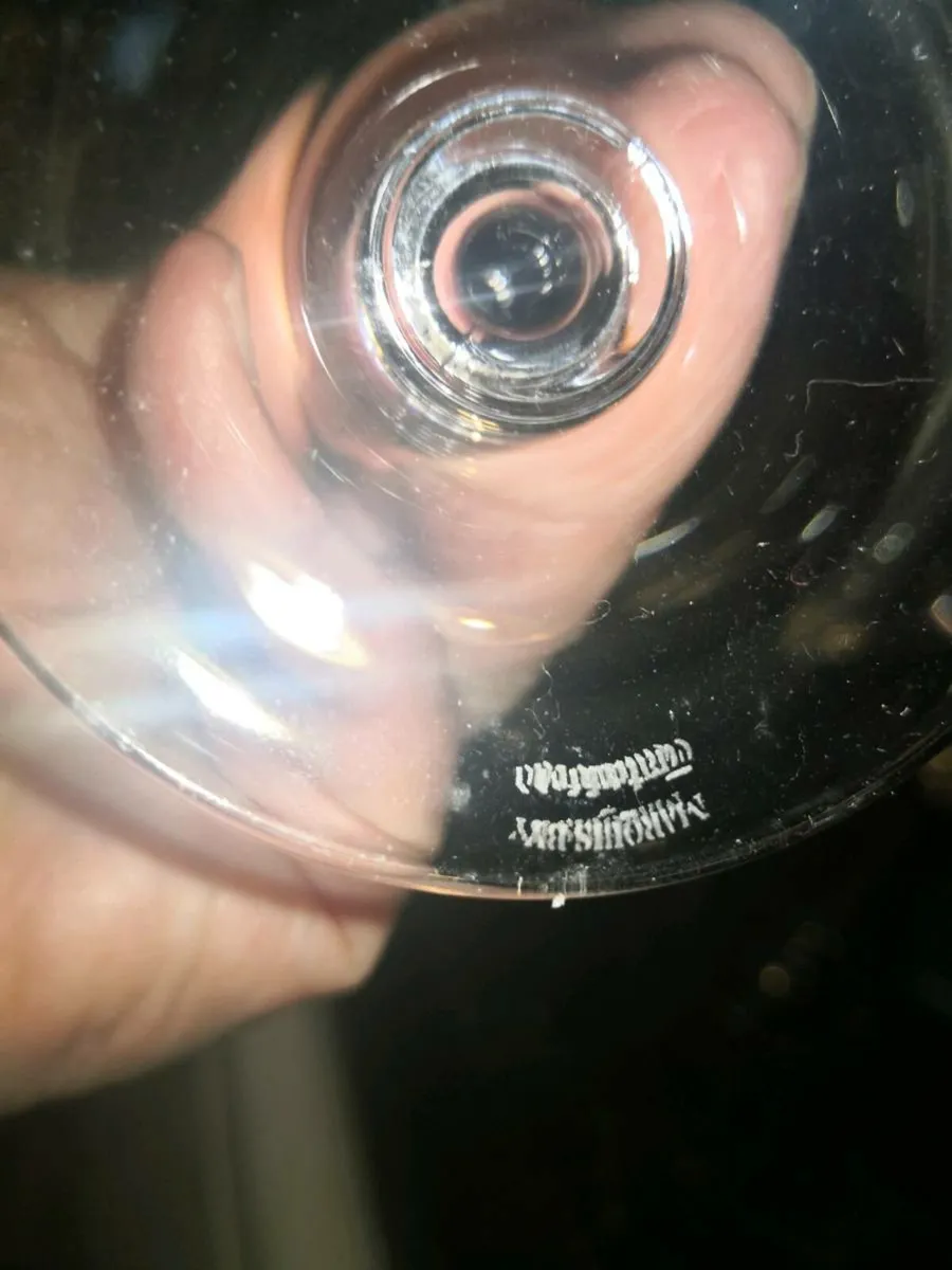 Waterford crystal white vine glass set - Image 2