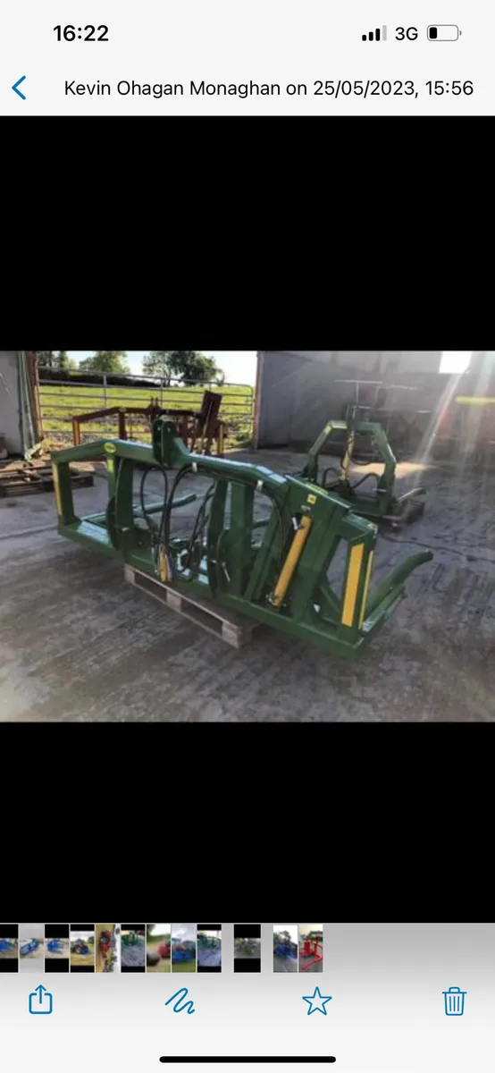 Hagan side lift bale lifters - Image 2
