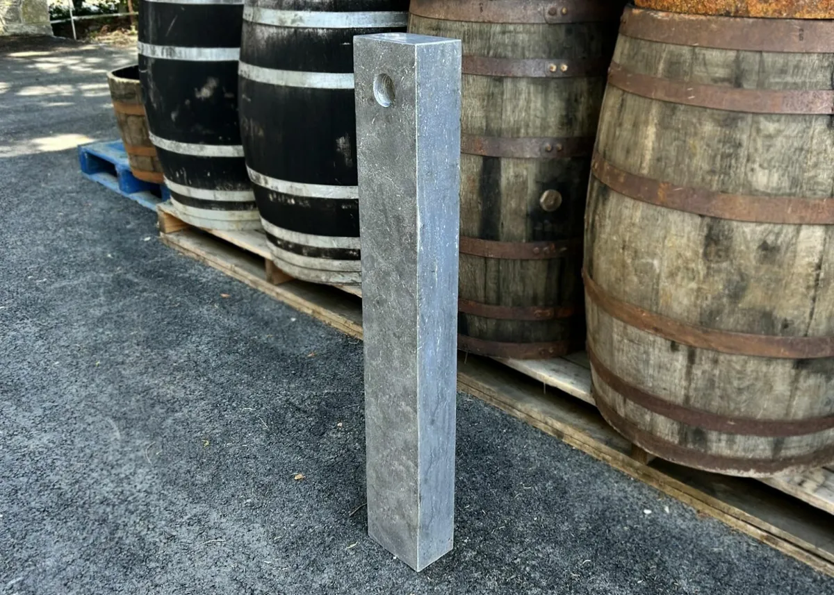 Blue / Black Limestone Parking Bollards - Image 3