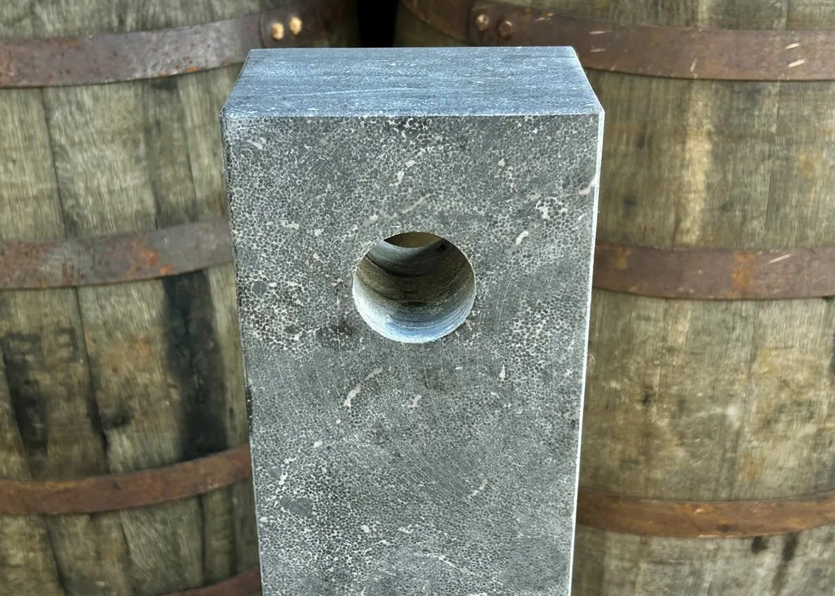 Blue / Black Limestone Parking Bollards - Image 4