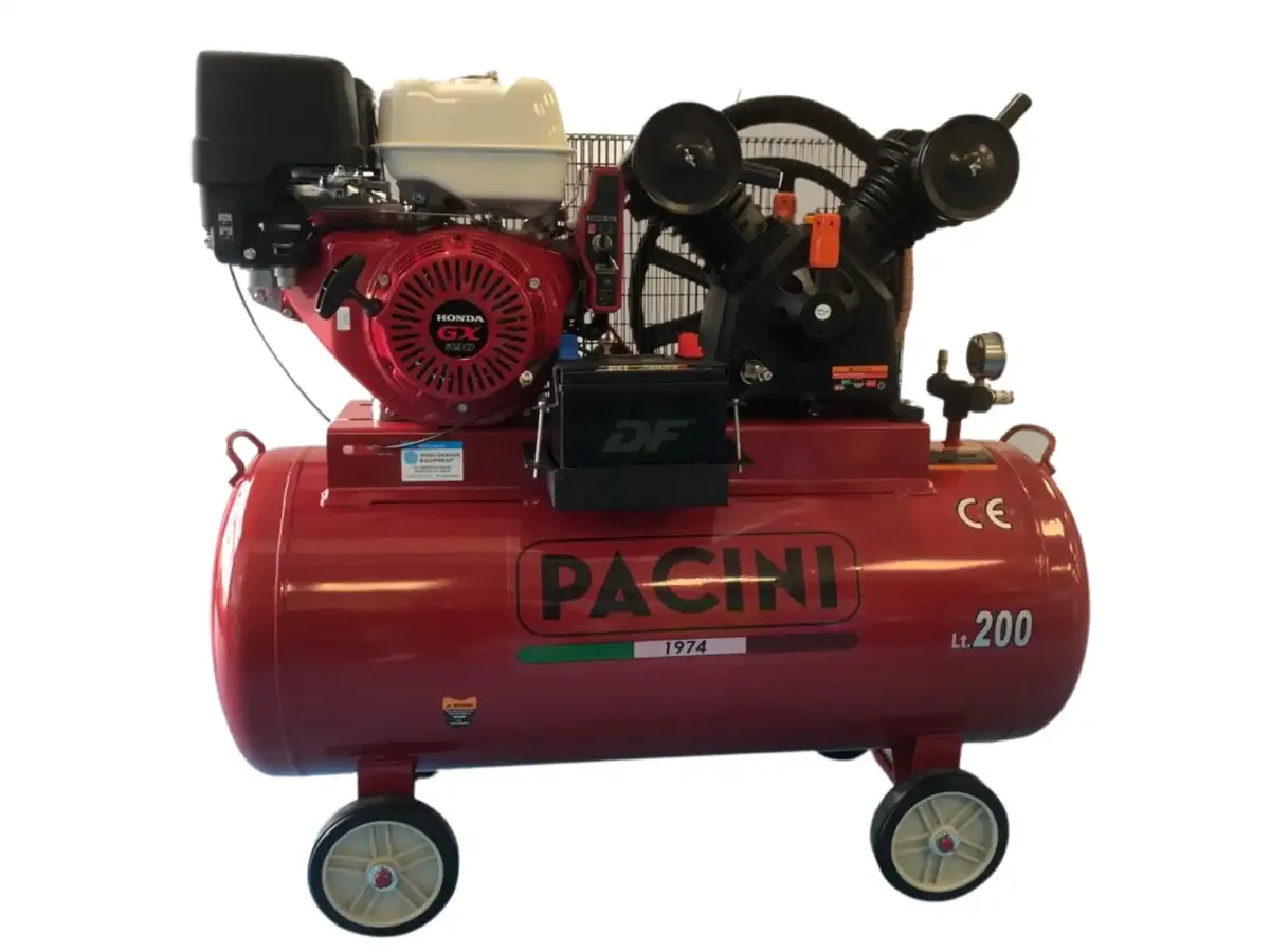 Honda 200 Litre Petrol Air Compressor 38cfm - Image 2