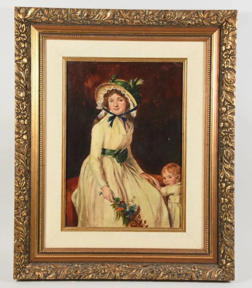 Stunning Antique oil painting - Image 1