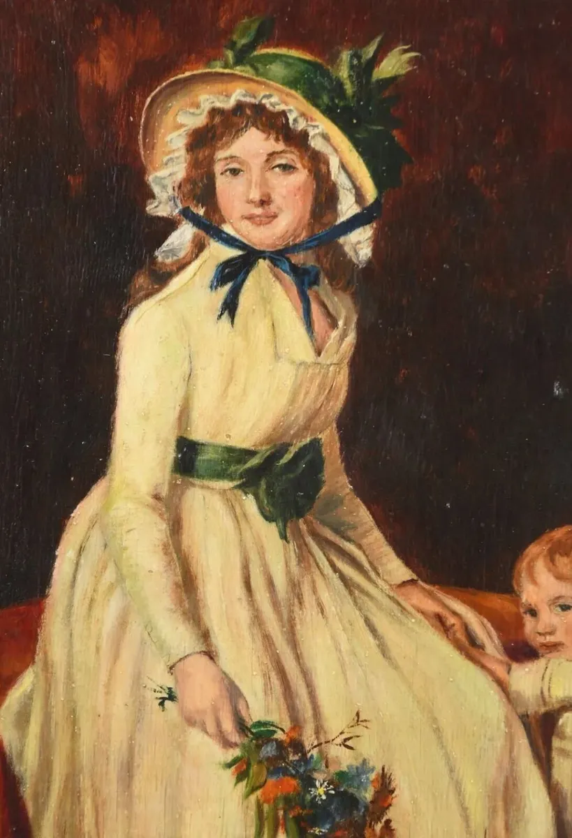 Stunning Antique oil painting - Image 2