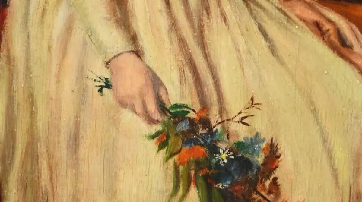 Stunning Antique oil painting - Image 3