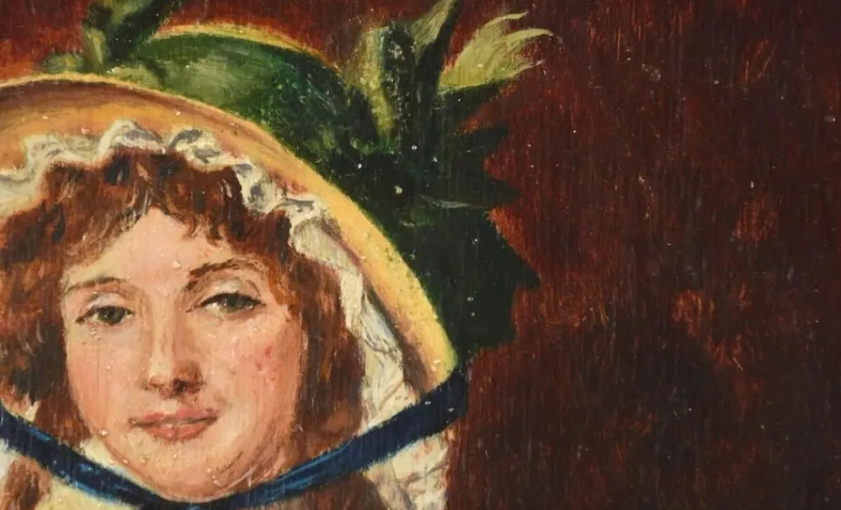 Stunning Antique oil painting - Image 4