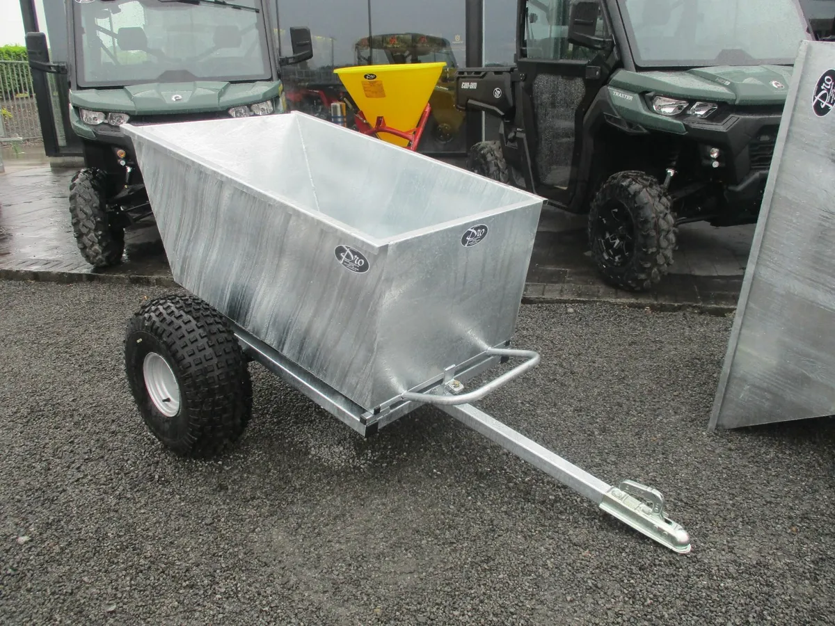 Quad tipper trailers roller arena harrow - Image 3