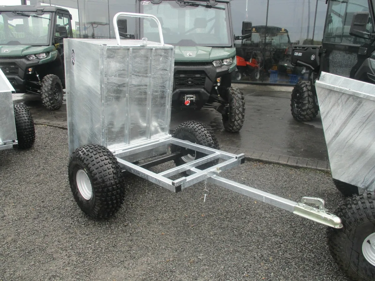 Quad tipper trailers roller arena harrow - Image 4