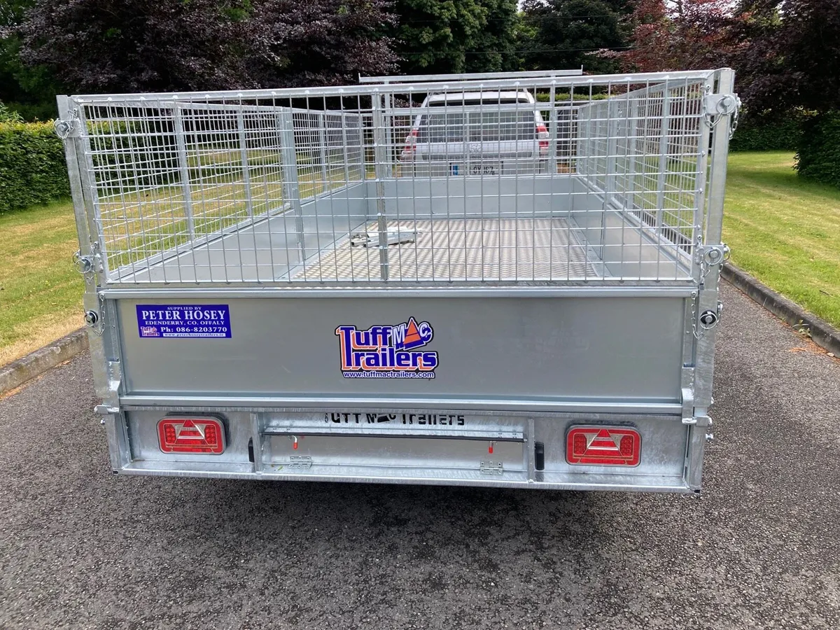 Tuffmac 14ft dropside trailer with mesh sides - Image 3