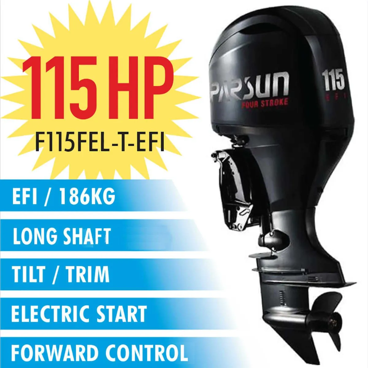 PARSUN 115HP 4-Stroke outboard - Image 1