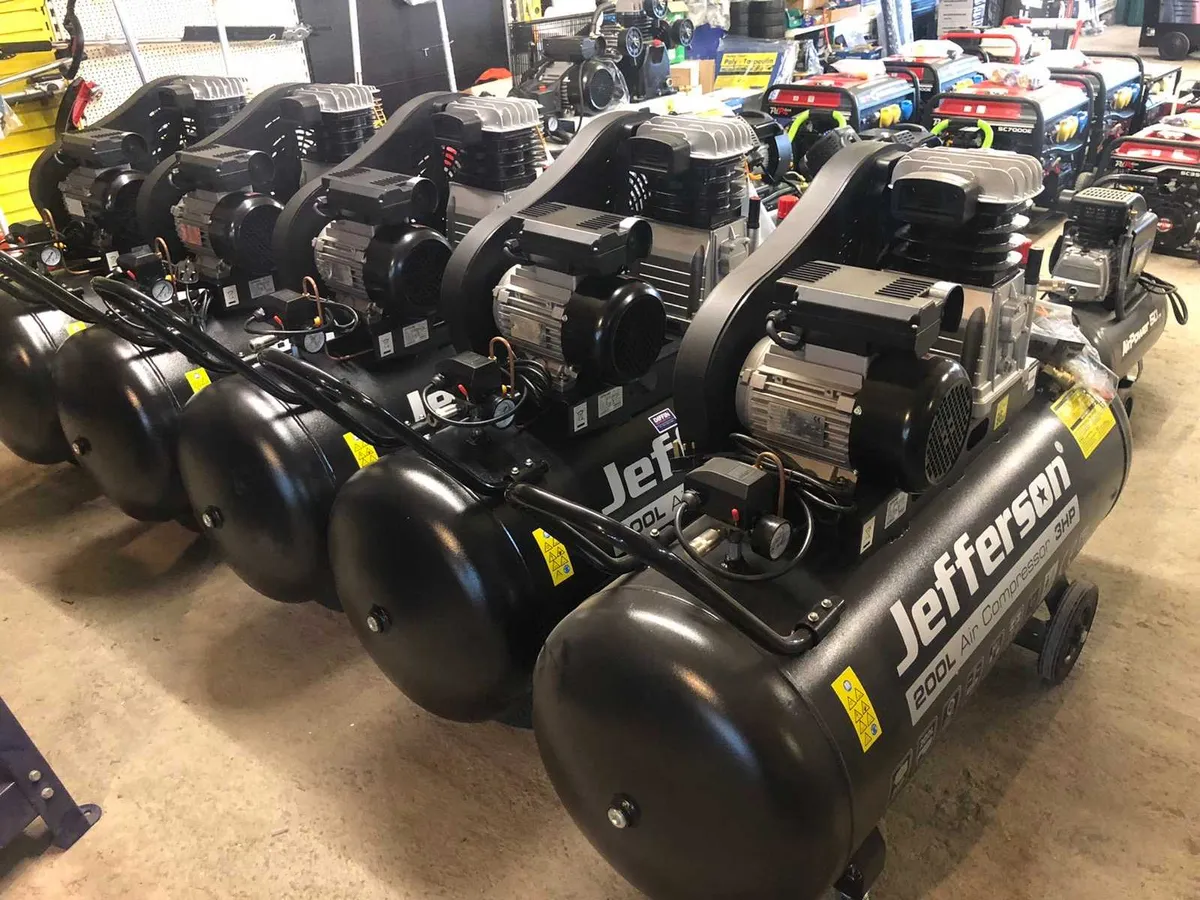 Jefferson 200L 3HP Compressor 10 Bar 230V - Image 1