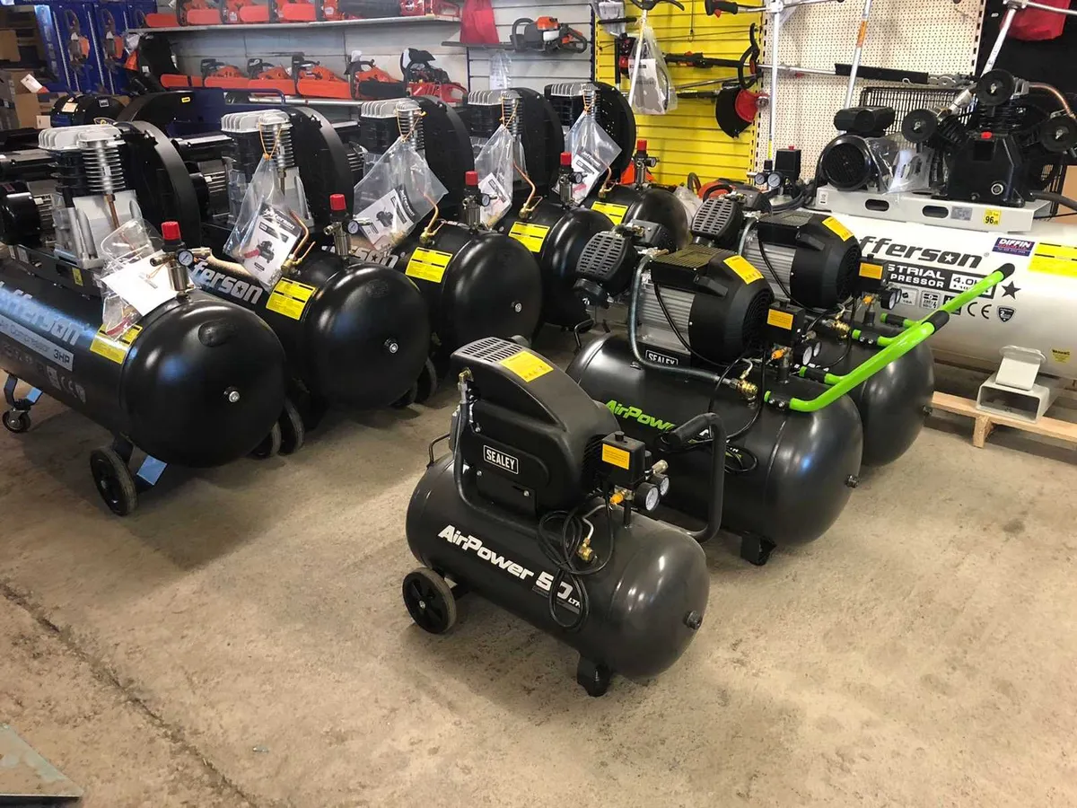 Jefferson 200L 3HP Compressor 10 Bar 230V - Image 2