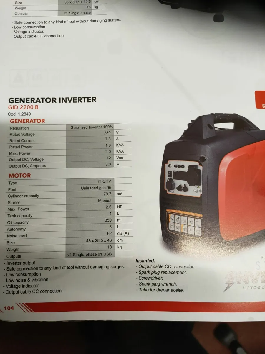 Honda Generator sale - Image 4