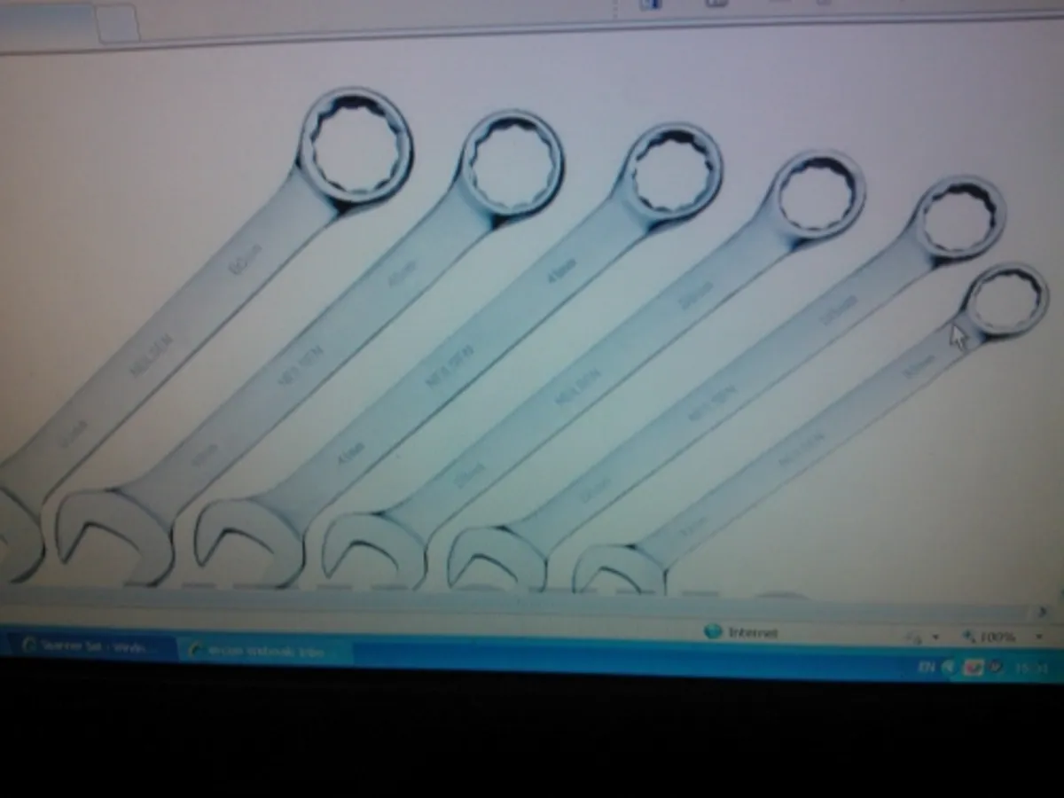 Large Spanner Set 33mm - 50mm