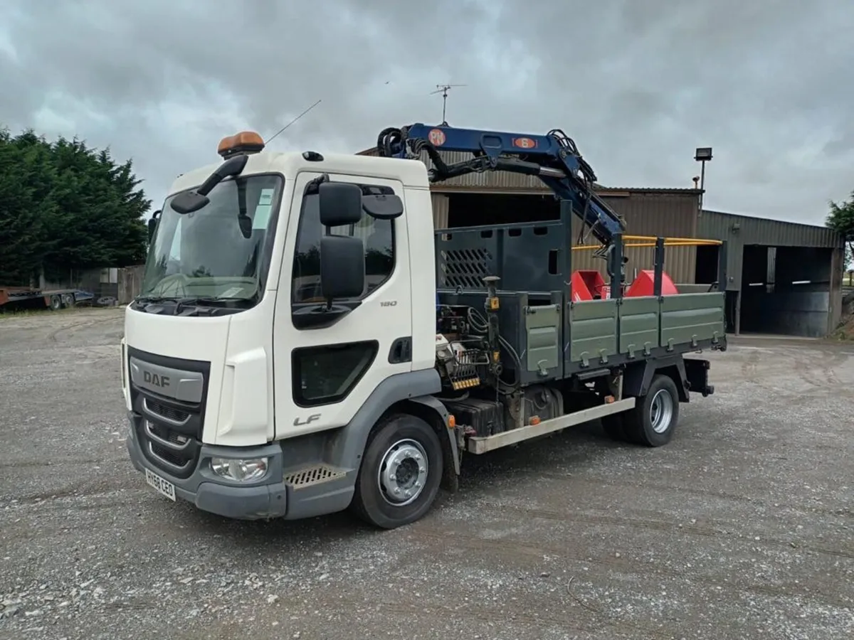 2018 12Ton Daf  45/180 Tipper Grab - Image 2
