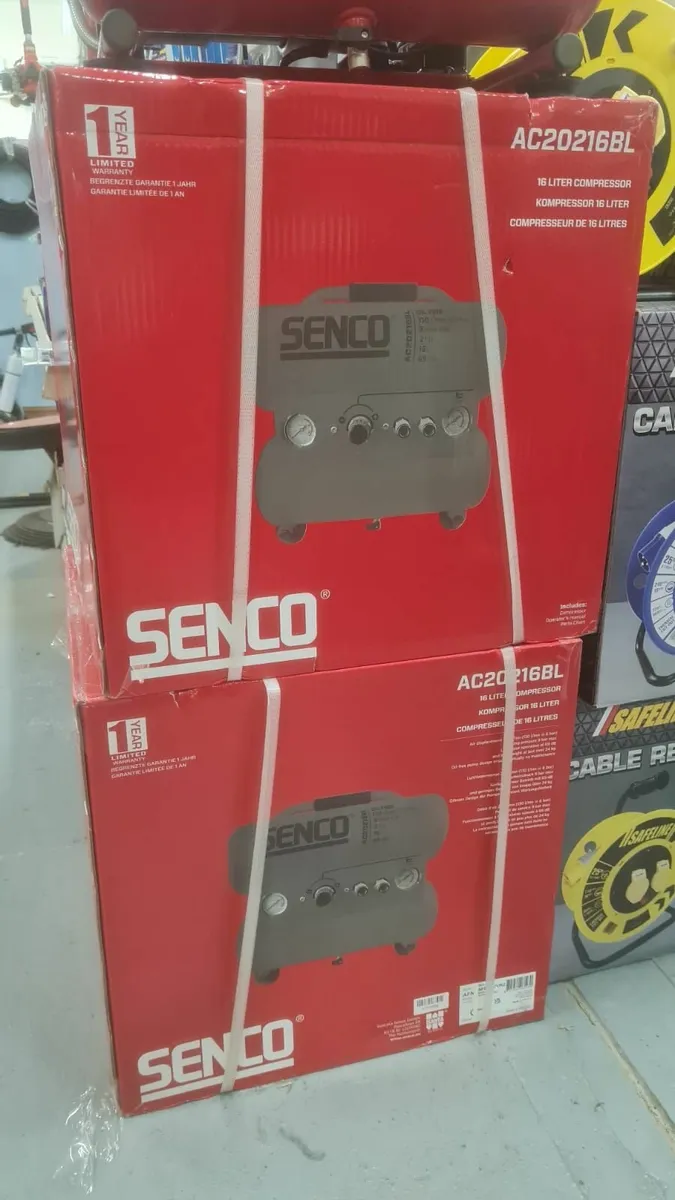 SENCO AC20216BL 16LT LOW NOISE AIR COMPRESSOR 230V - Image 1