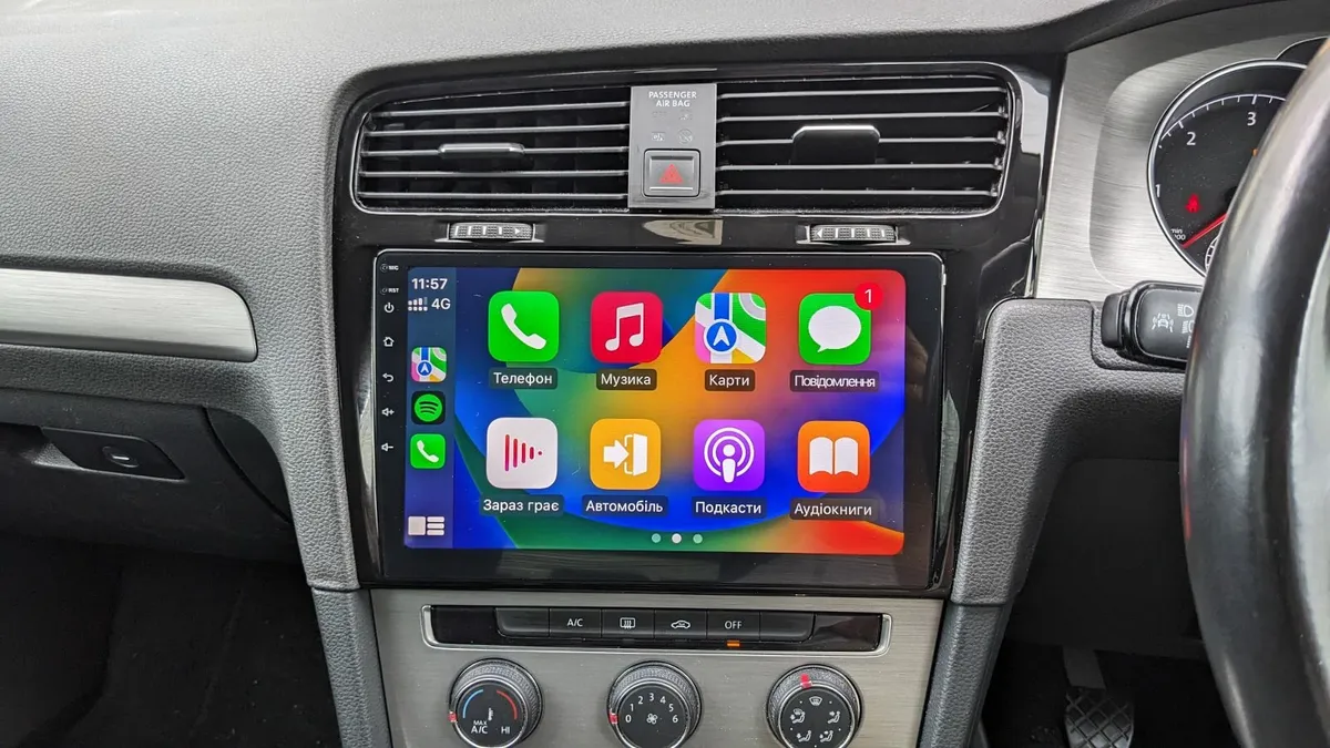 VW Golf Mk7 Android Auto Carplay Radio - Image 2