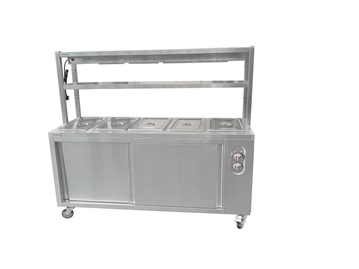 new 4+ 5 well Bain Marie with hot pass - Image 3