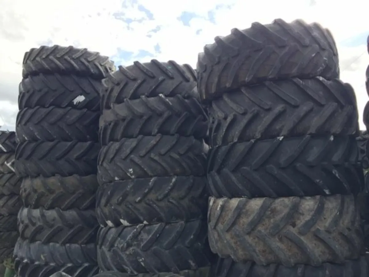 Huge Selection Part Worn Tractor Tyres - 42" & 38" - Image 1