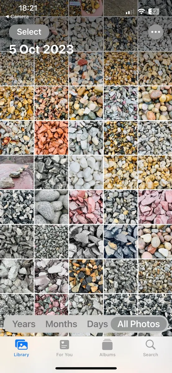 Plum slate Decorative stone Pebble Chips Rocks - Image 1