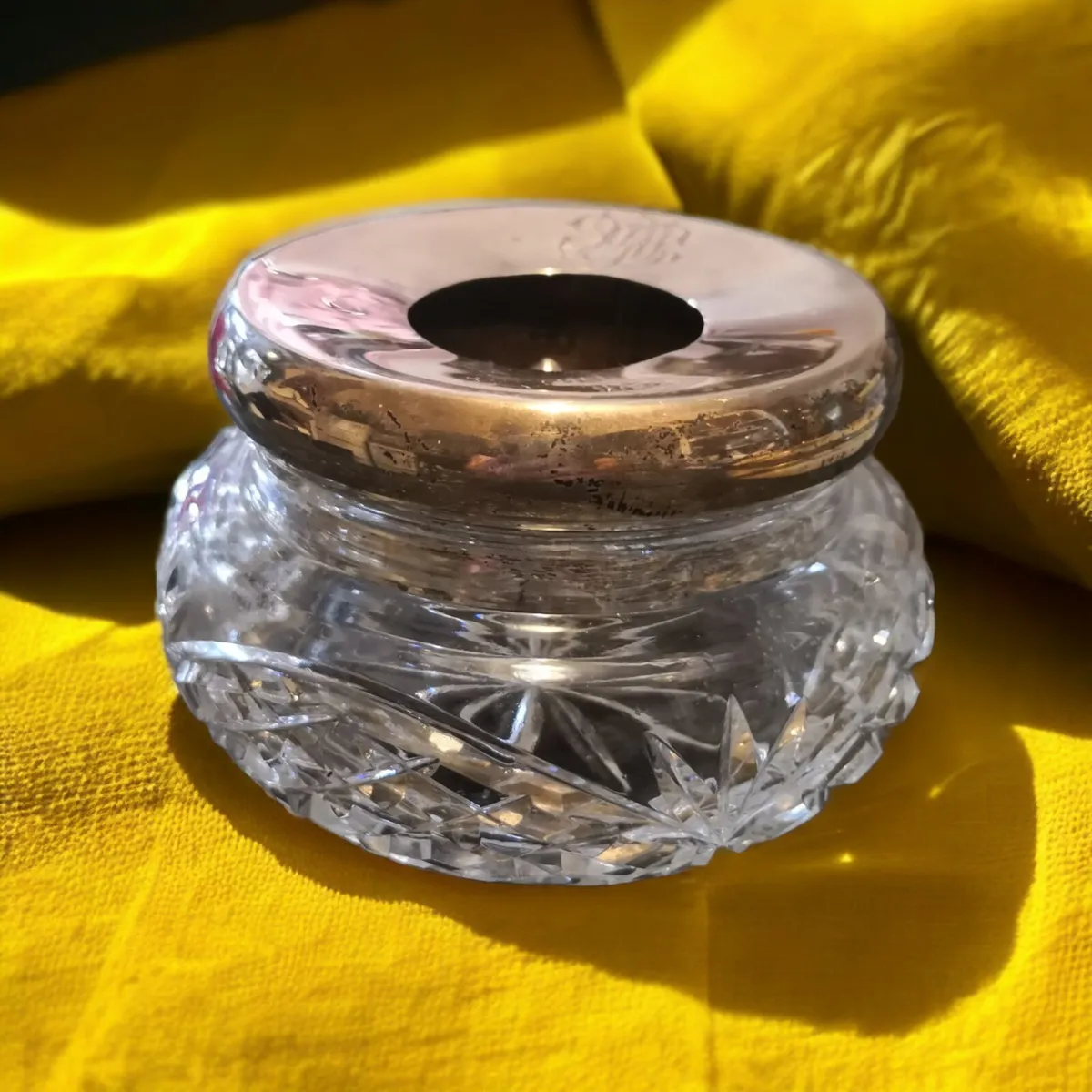 Rare! Edwardian Albert Barker sterling silver dish - Image 1