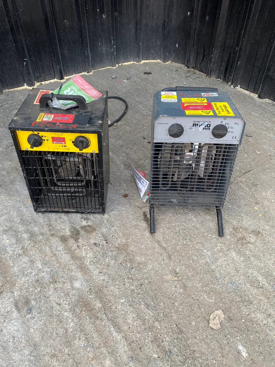 Choice of Two Rhino Fan Heaters - Image 1