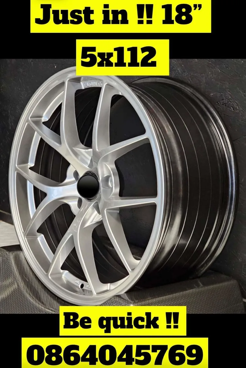 18” alloys & tyres 5x112