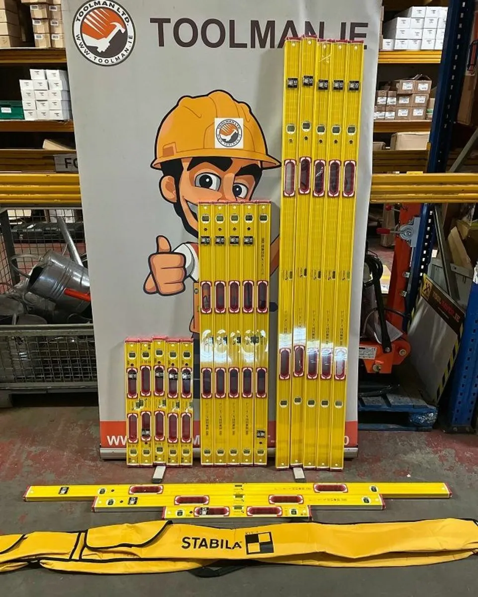 Full Range of Stabila Levels at Toolman.ie - Image 1
