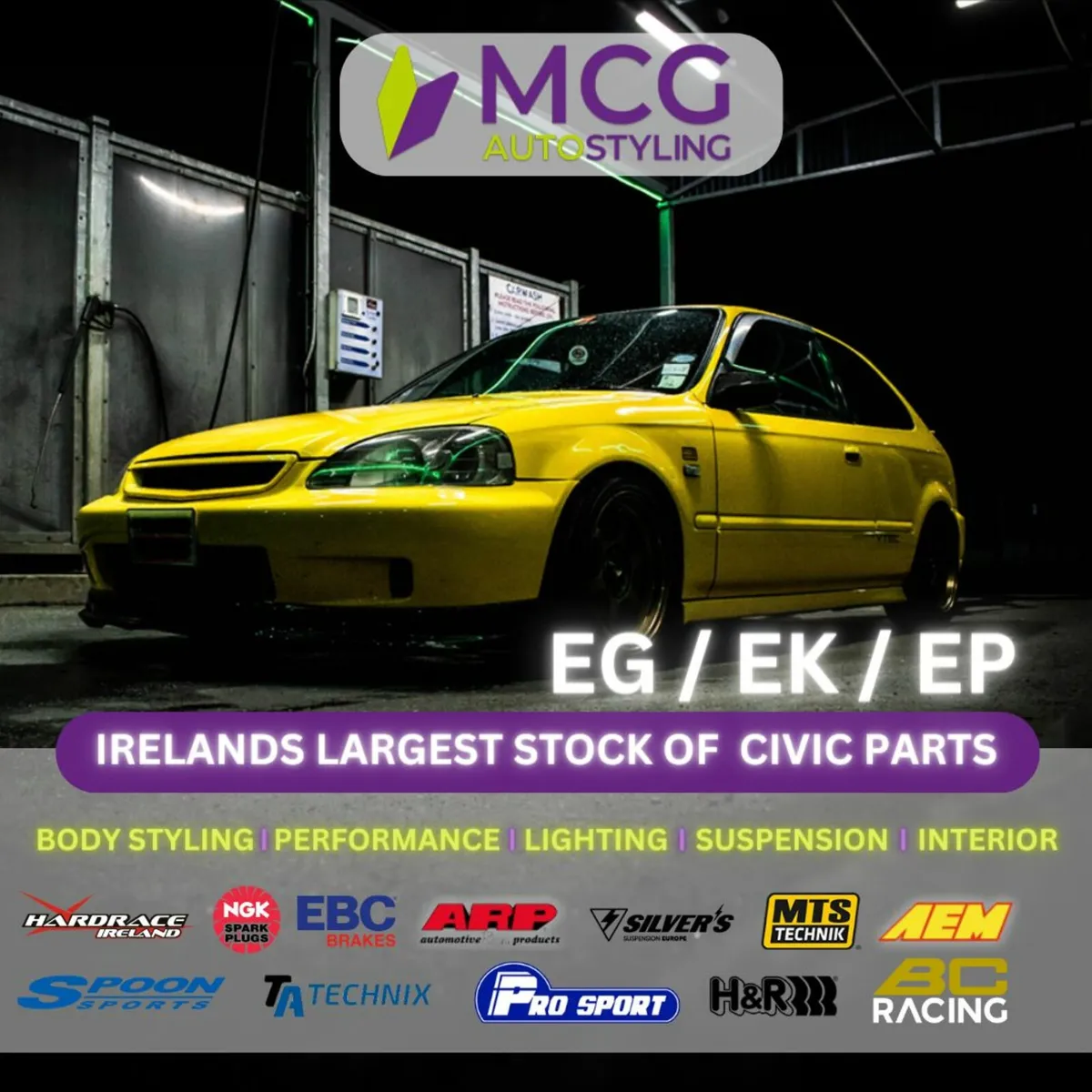 Honda Civic EG / Ek / EP Parts @ MCG - Image 1