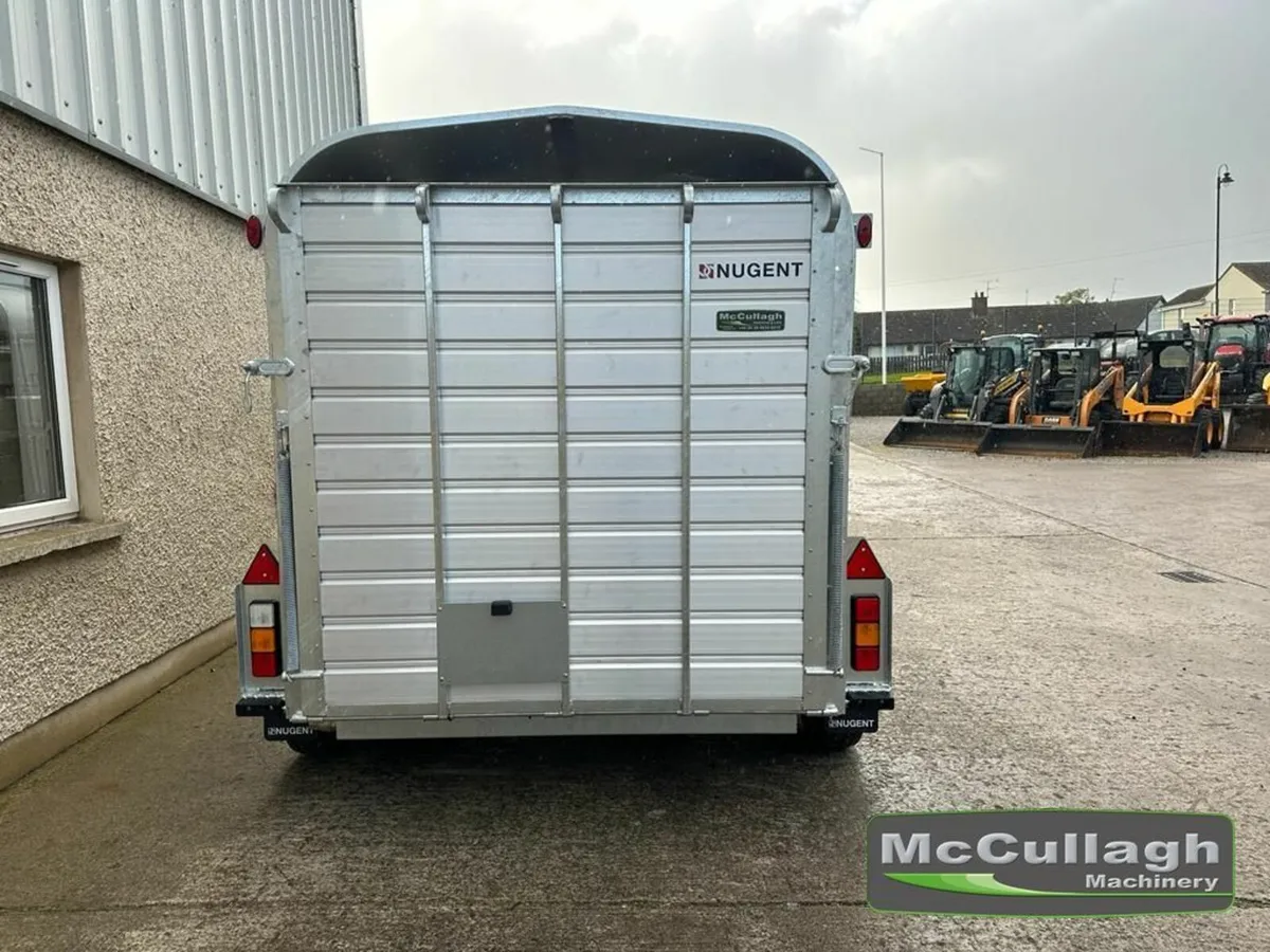 New Nugent 12ft x 6in Tri-Axle Cattle Trailer - Image 3