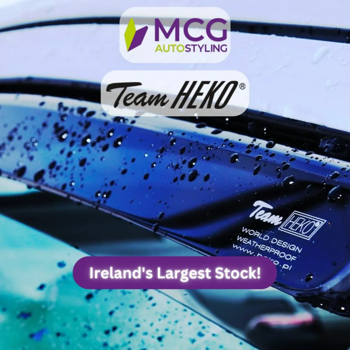 Team Heko Window Visors - Ireland's Largest Stock! - Image 4