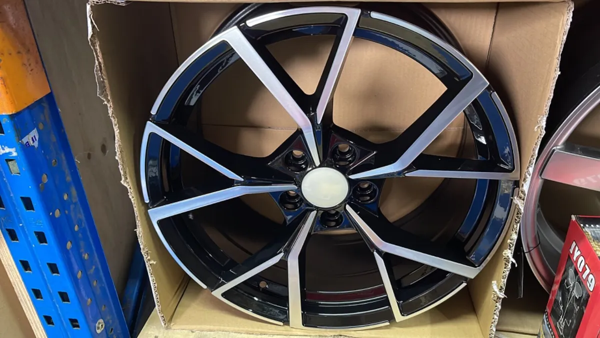 18” vw golf Passat alloys 5x112 new with tyres
