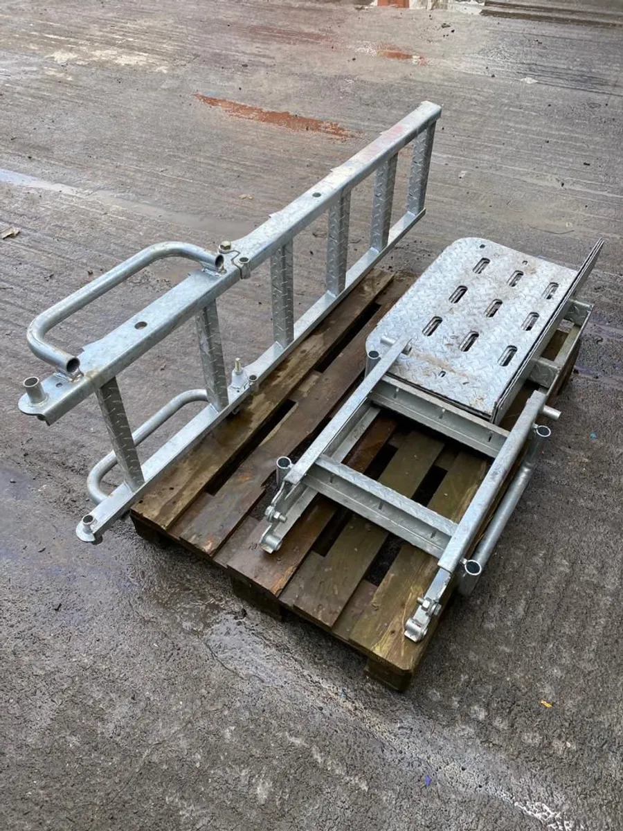 Galvanised Machine Access Steps - Image 1