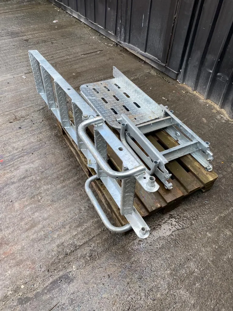 Galvanised Machine Access Steps - Image 3