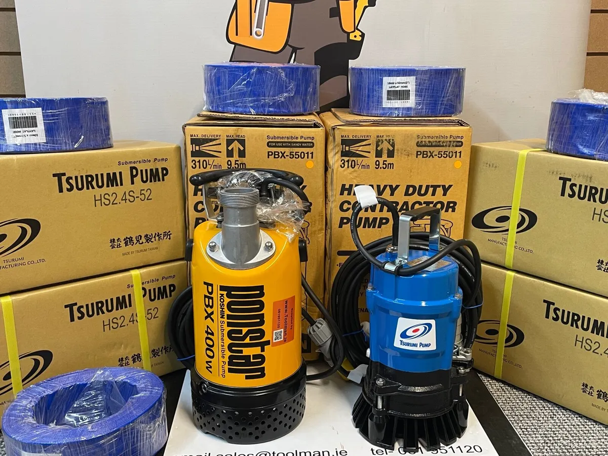 Water Pumps in 110v and petrol at Toolman.ie - Image 1