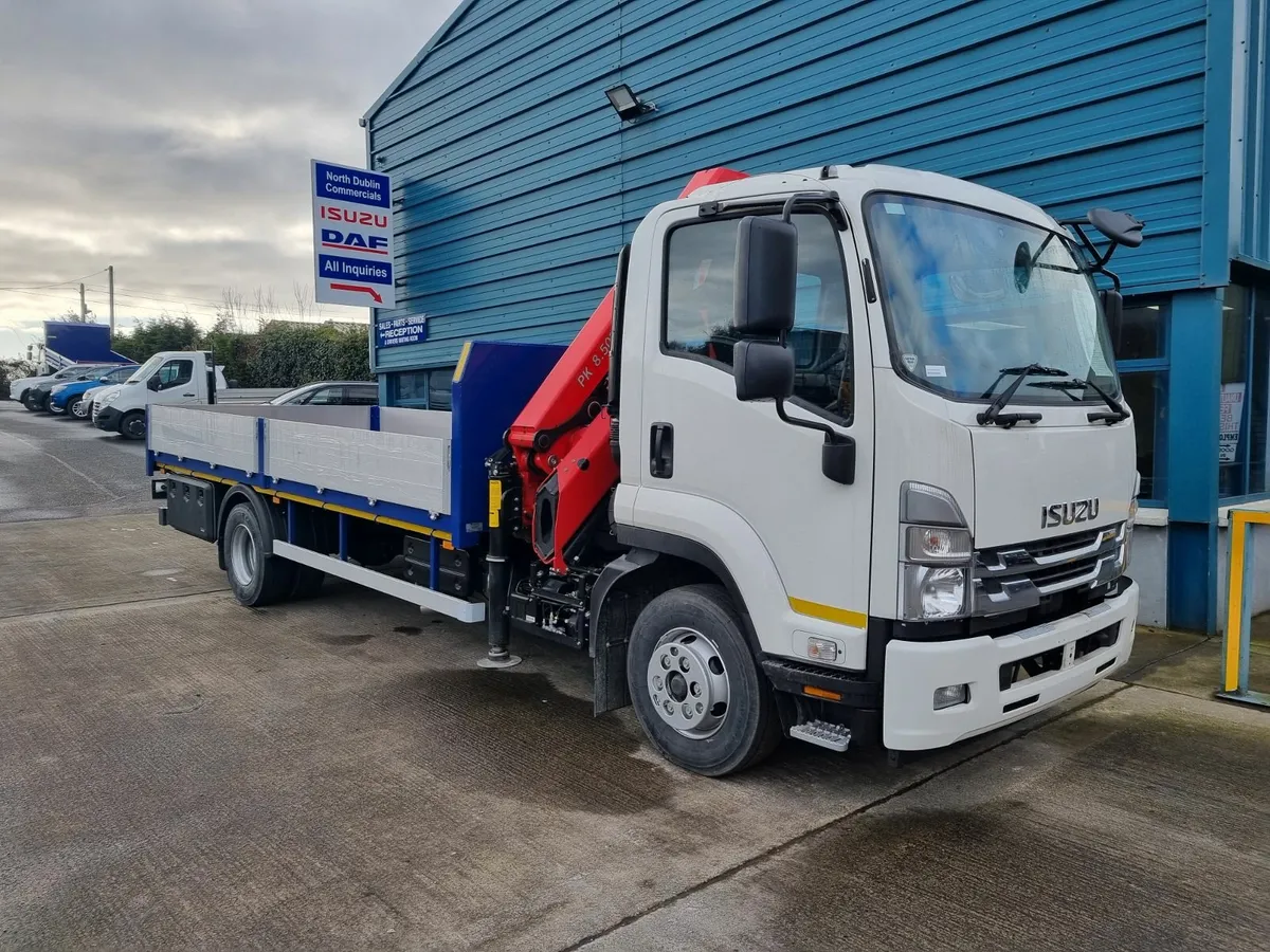 NEW ISUZU FFR 11TON DROPSIDE AND CRANE - Image 1