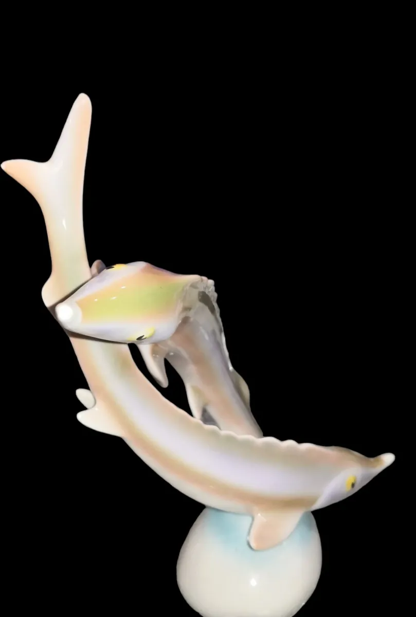 Elegant Art Deco great sturgeon pair - Image 2