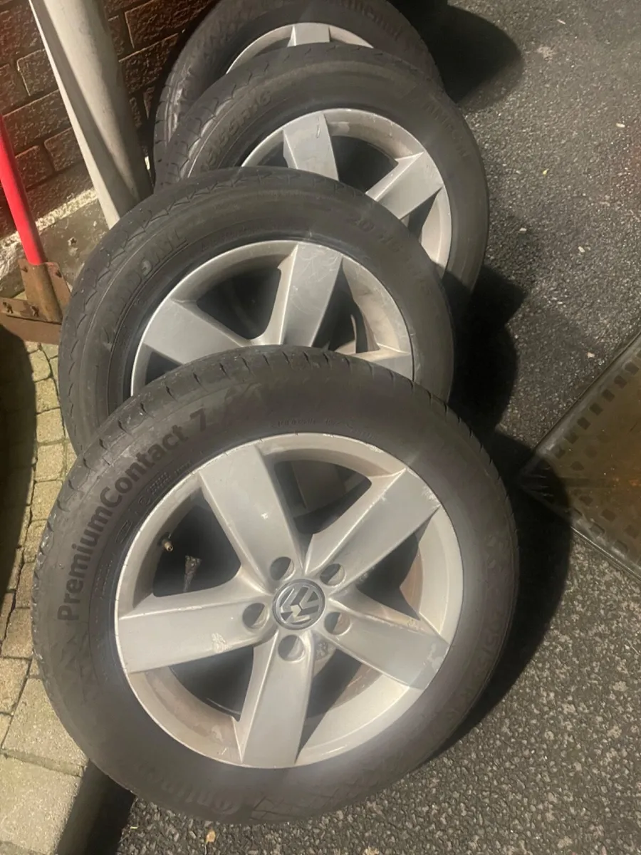 16” vw alloys & tyres 5x112
