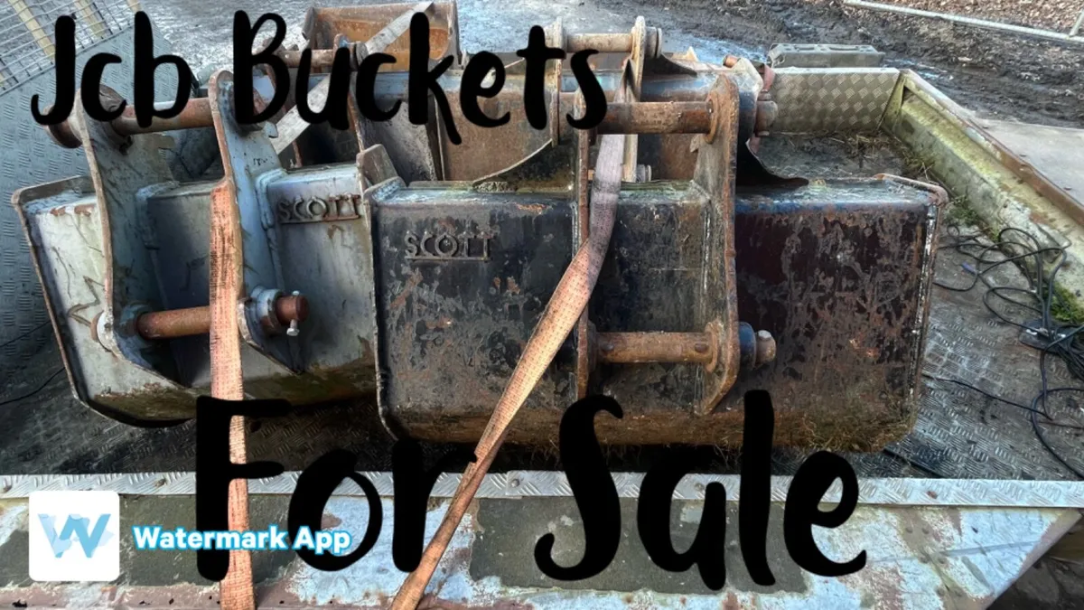 Scott jcb buckets for sale - Image 1