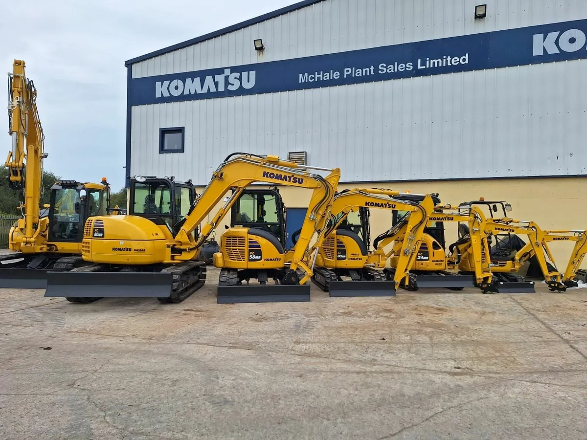 Komatsu Mini and Midi excavators (Special Offer) - Image 3