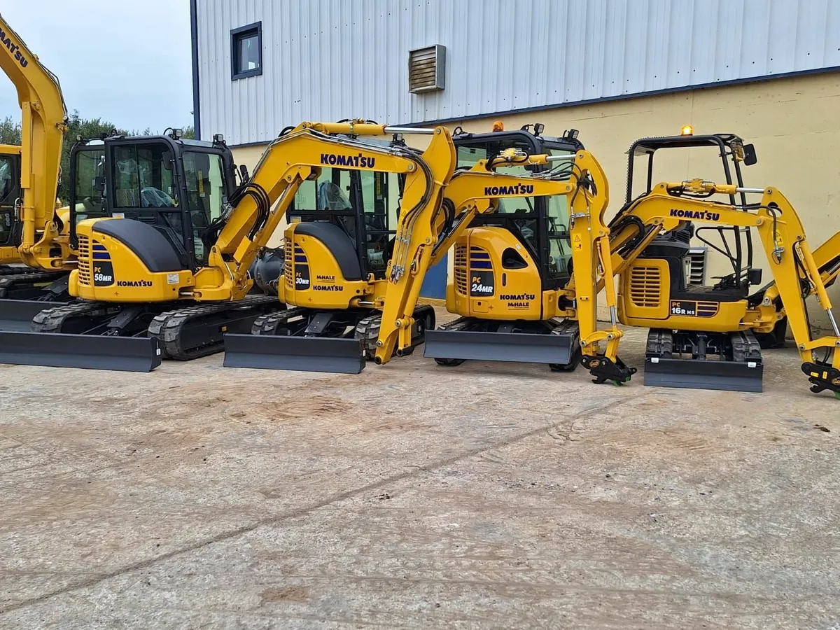 Komatsu Mini and Midi excavators (Special Offer) - Image 4