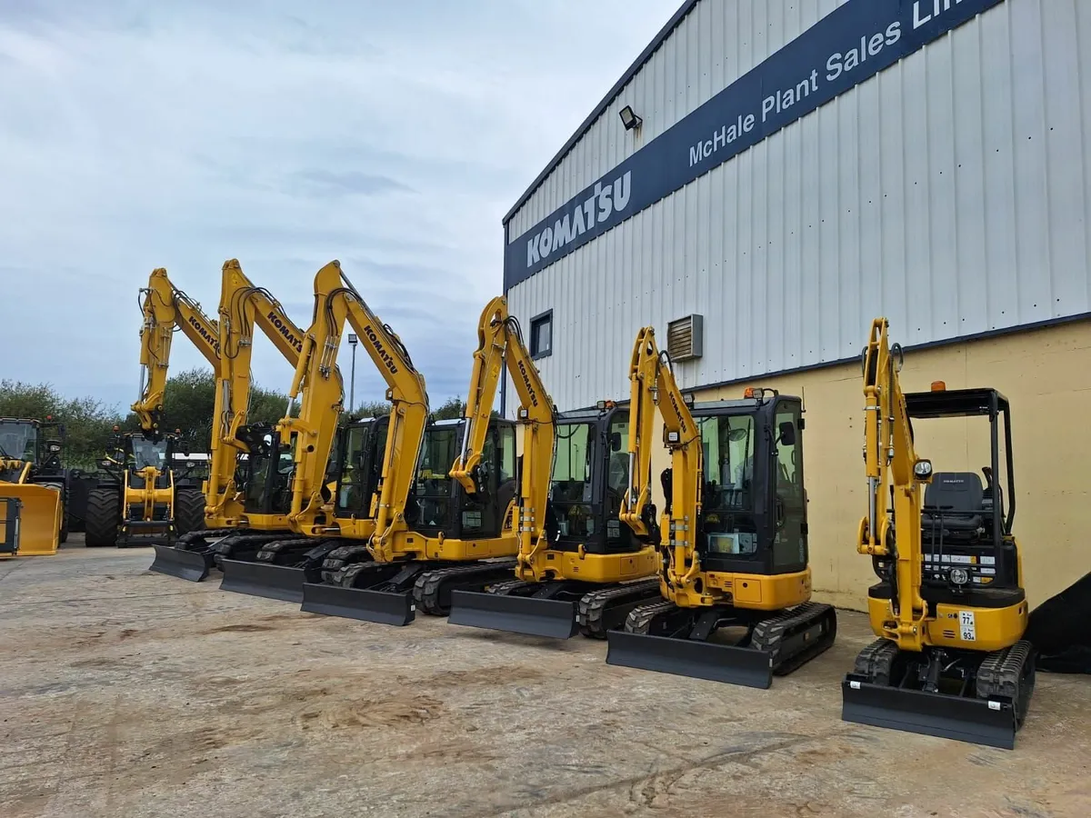 Komatsu Mini and Midi excavators (Special Offer) - Image 2