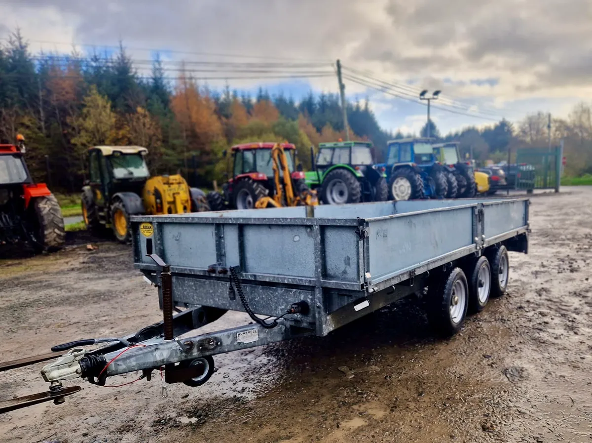 Nugent Tri Axle 14ft Flat Bed Trailer - Image 2